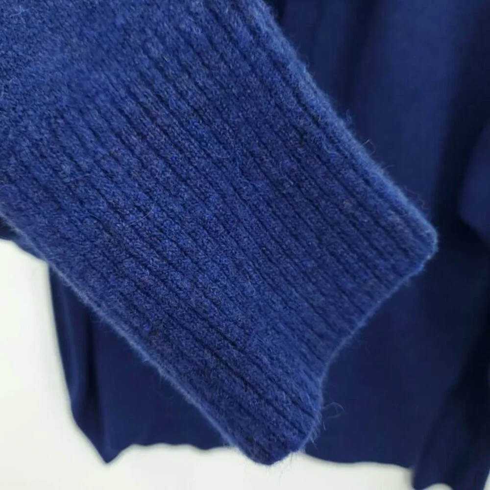J. Crew Long-sleeve Sweater-polo in Supersoft Yarn L Blue